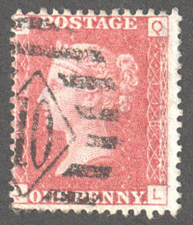 Great Britain Scott 33 Used Plate 118 - QL - Click Image to Close